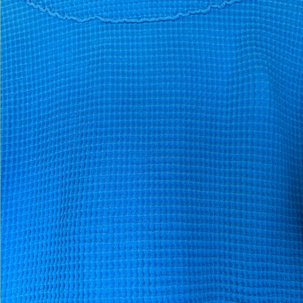 Focus Blue Button-Up Women's‎ Lightweight Jacket Sweater Cotton